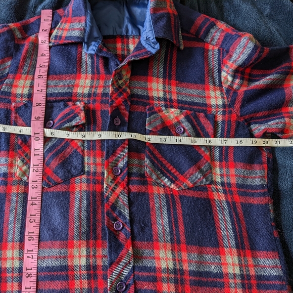 Kmart Shirts Vintage 97s Kmart Kmart Sportsman Blue Red Plaid